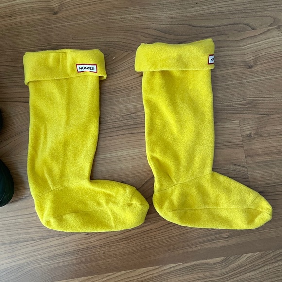 Festival Hunter Rain boots, Fleece socks, EUC! 7/8 - Picture 13 of 16